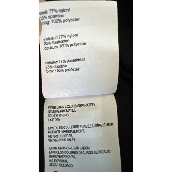 EUC Blue and Black One-Piece Swimsuit - Picture 5 of 5